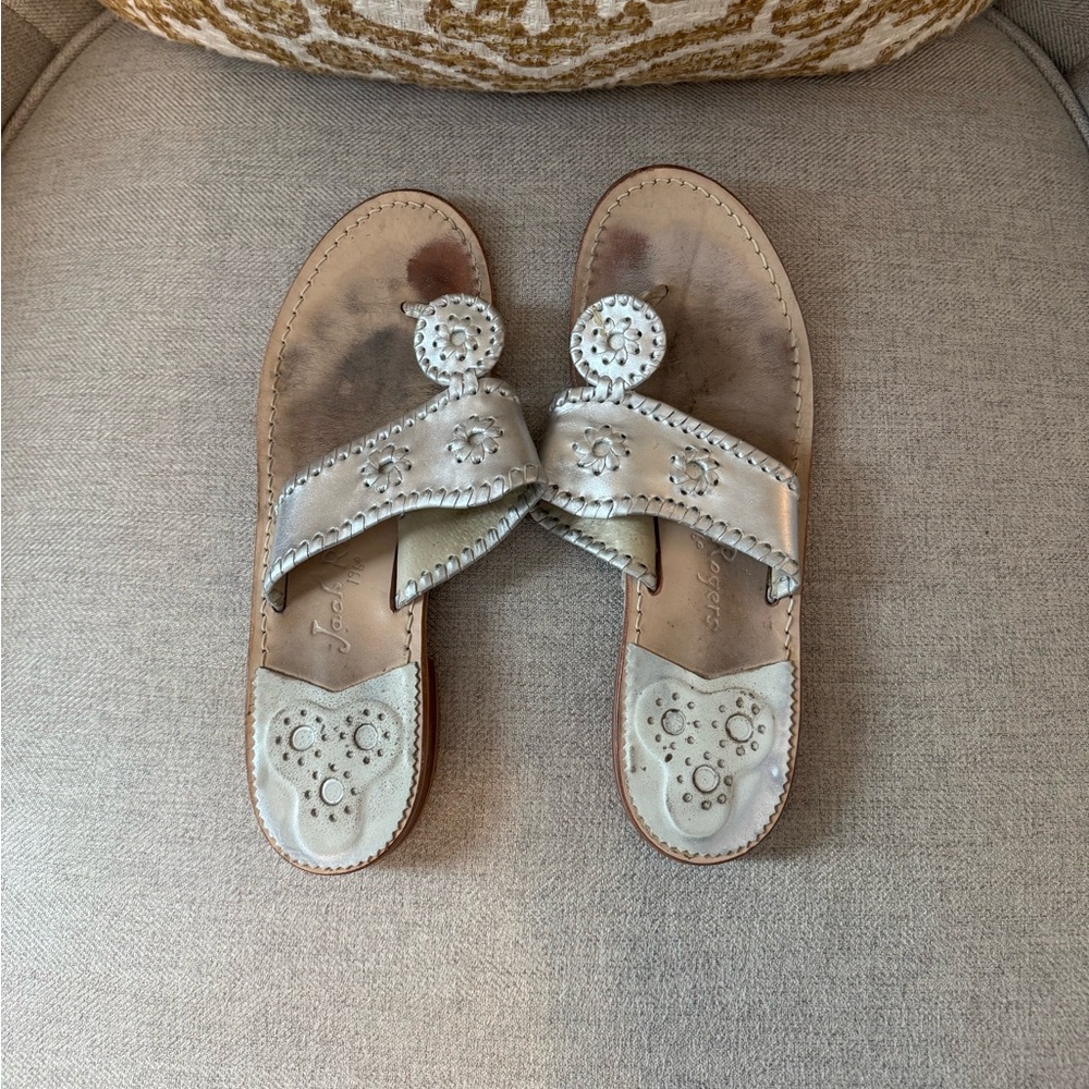 Jack Rogers Women's Silver Sandals